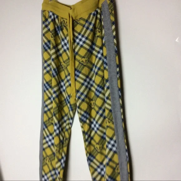 Disney The Lion King Pajama Pants Yellow Gray Plaid Women's Medium‎ - Picture 5 of 12